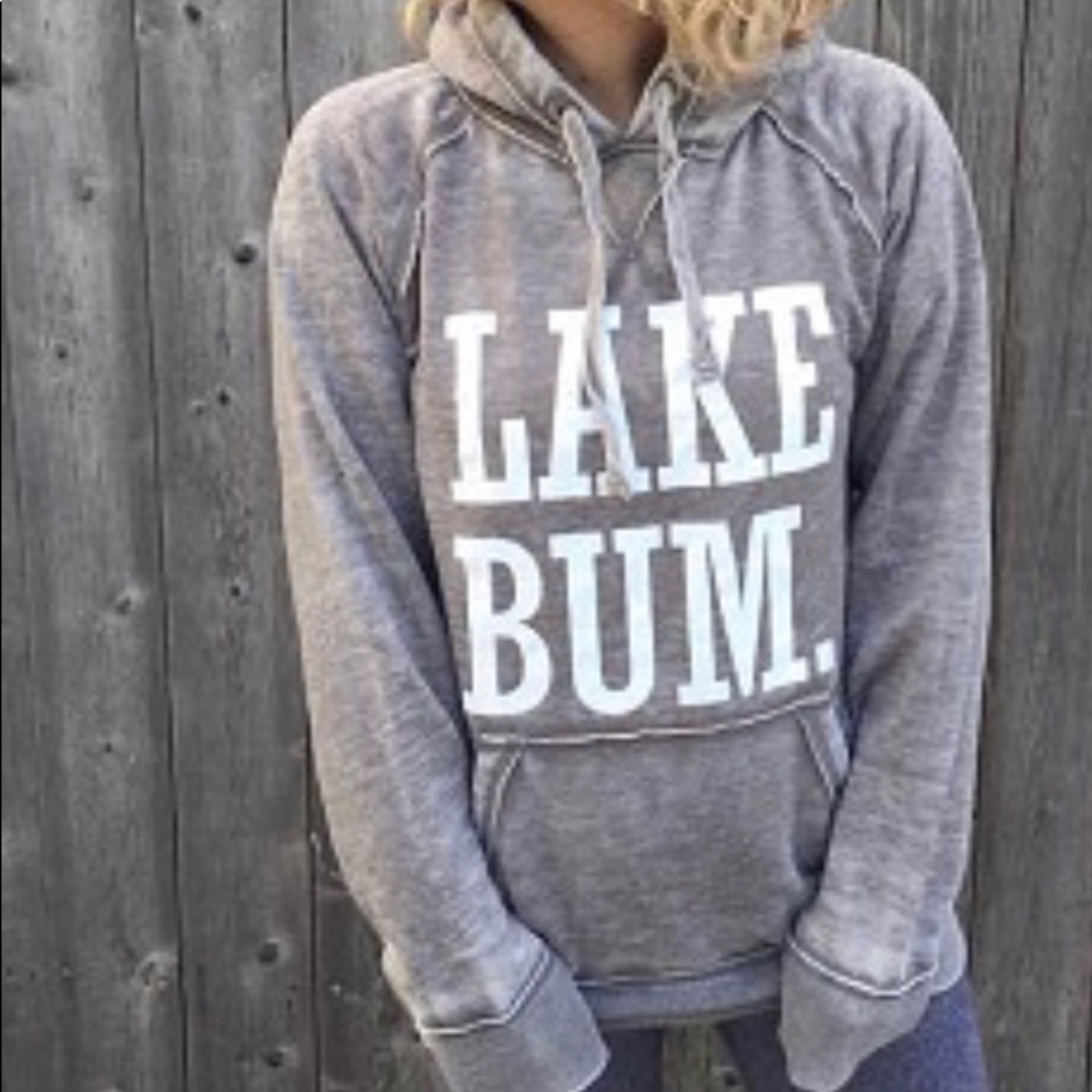 Lake Bum Vintage Hoodie